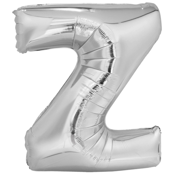 Large Letter Z Silver